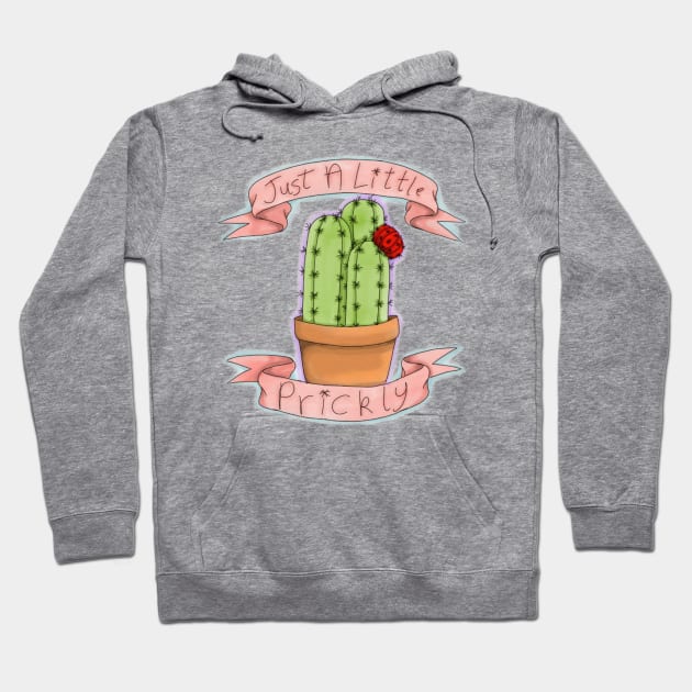 Just a little prickly 2 Hoodie by Lala Mew